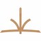 Ekena Millwork Davenport Timber Gable Bracket, Western Red Cedar, 108"W x 68"H x 1 1/2"D x 5 1/2"F, 15/12 Pitch GBW108X68X0206DAV00SWR - alternate 1